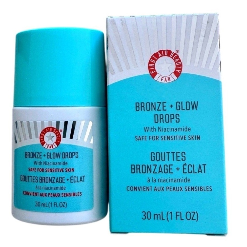 First Aid Beauty Turquoise Bronze + Glow Drops